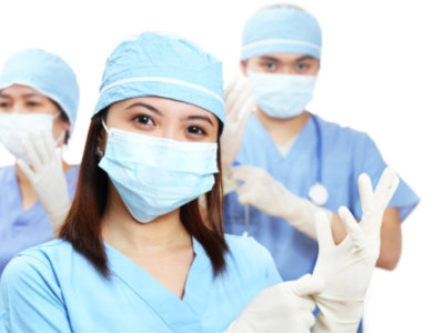 nurses wearing mask